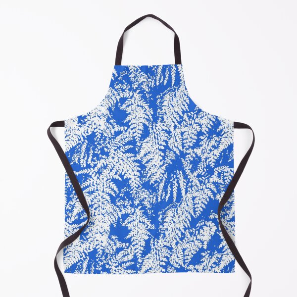 Item preview, Hawaiian Palapalai Fern Impressions-royal blue designed and sold by Linda Maliuana.