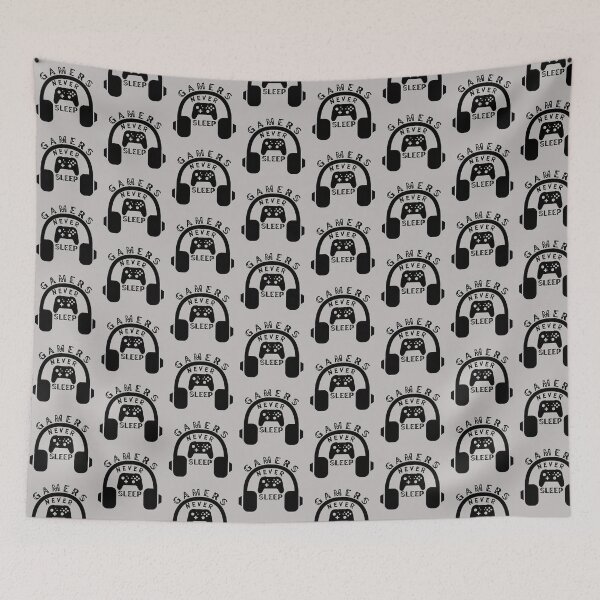 Item preview, Gamers Never Sleep designed and sold by SimplyByNatasha.
