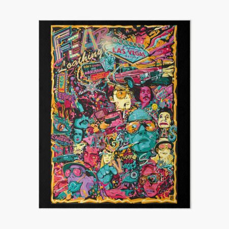 Fear and Loathing in Las Vegas Art Board Print for Sale by jsarnold513