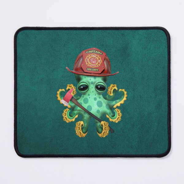 Item preview, Cute Baby Octopus Firefighter designed and sold by JeffBartels.