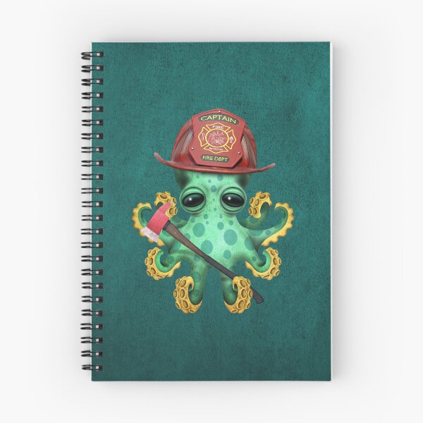 Item preview, Cute Baby Octopus Firefighter designed and sold by JeffBartels.