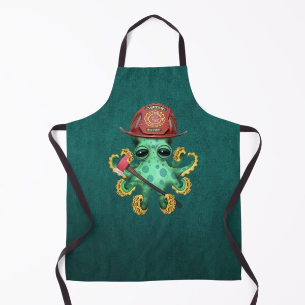 Item preview, Cute Baby Octopus Firefighter designed and sold by JeffBartels.
