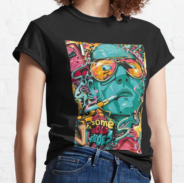Trippy Tee Shirt Psychedelia Shirt Gift Fear And Loathing In Las Vegas Shirt Hippie Tees Retro Movie Inspired T Shirt