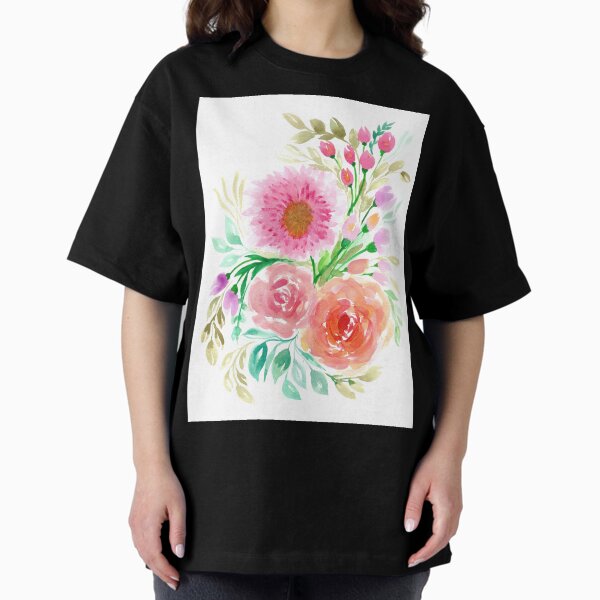Vista previa del artículo con la obra «Flor de durazno rosa en pintura de acuarela», diseñado y vendido por MyArt23.
