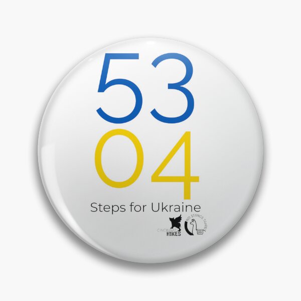 Item preview, 5304 Steps for Ukraine Cincinnati Hikes No Strings Travel designed and sold by CincinnatiHikes.