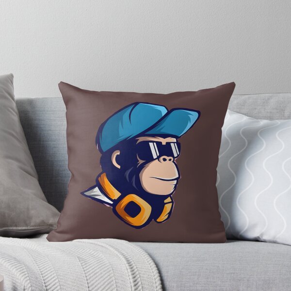 Item preview,  Monkey with Headphones and cap Classic-dj designed and sold by AbdoShop10.