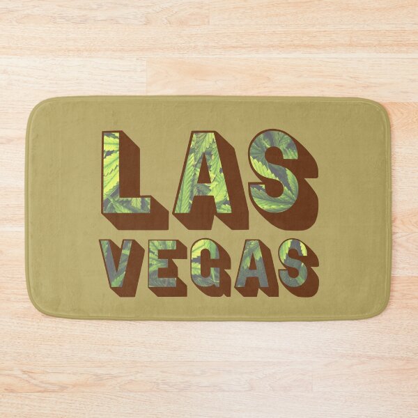 Item preview, Las Vegas Weed Leaves Shadow Text - Marijuana/Pot/420/Cannabis for Stoners and Smokers designed and sold by SteamParliament.