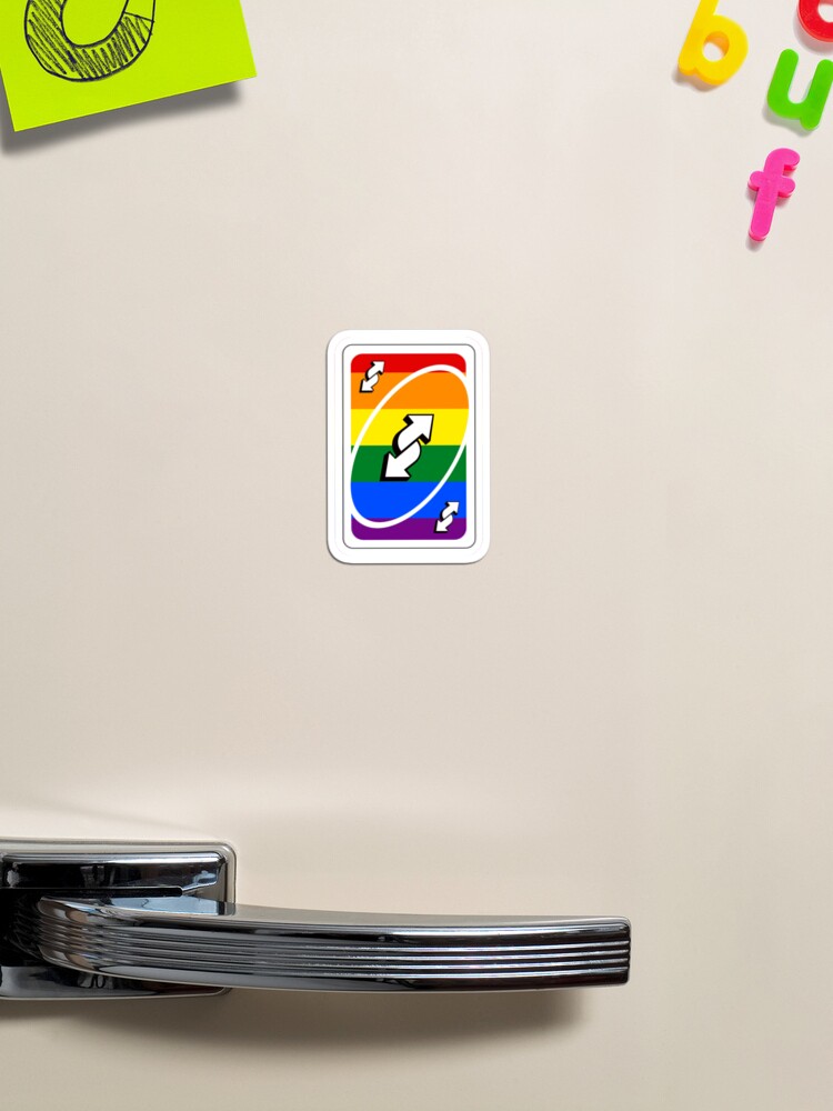 gay uno reverse Sticker for Sale by the-mushroomman