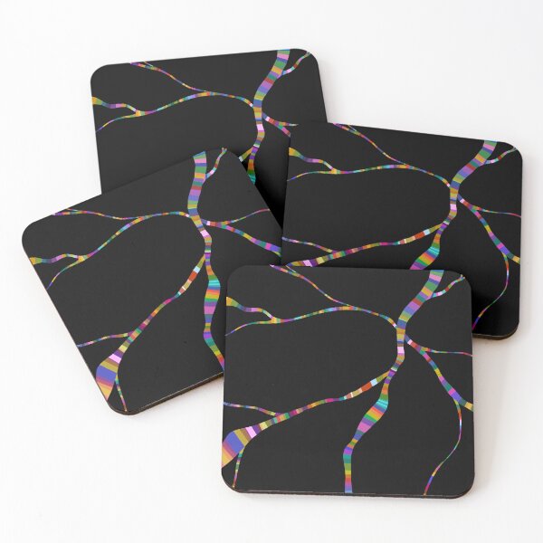 Item preview, Colorful Connection Abstract Shapes designed and sold by trajeado14.