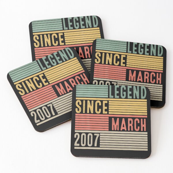 Item preview, 15Th Birthday Gifts Vintage Legend Since March 2007  designed and sold by LisaGerritsen.