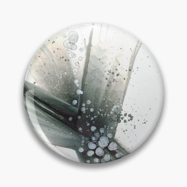 Item preview, Black Bubble Burst 32622 Modern Abstract Alcohol Ink Painting by Herzart designed and sold by herzart.