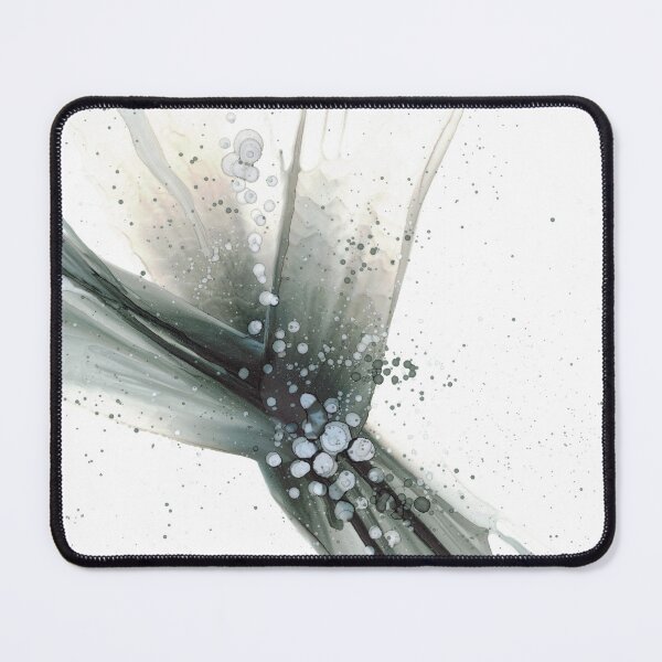 Item preview, Black Bubble Burst 32622 Modern Abstract Alcohol Ink Painting by Herzart designed and sold by herzart.