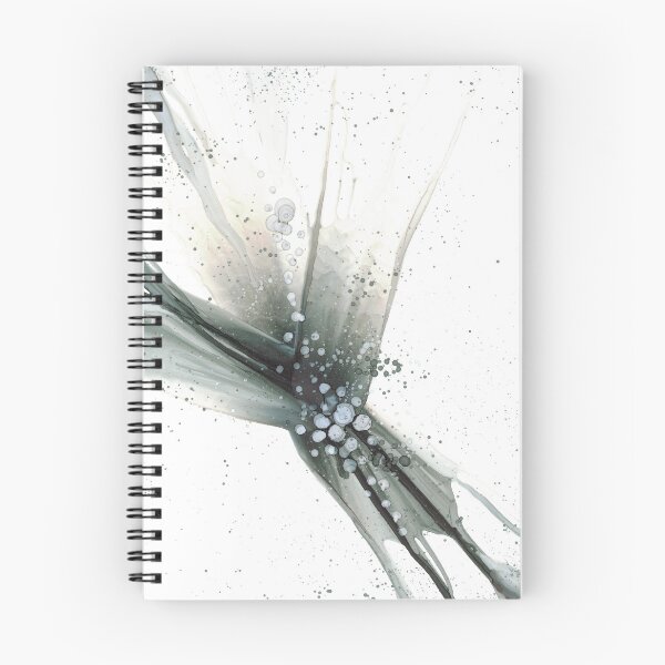 Item preview, Black Bubble Burst 32622 Modern Abstract Alcohol Ink Painting by Herzart designed and sold by herzart.