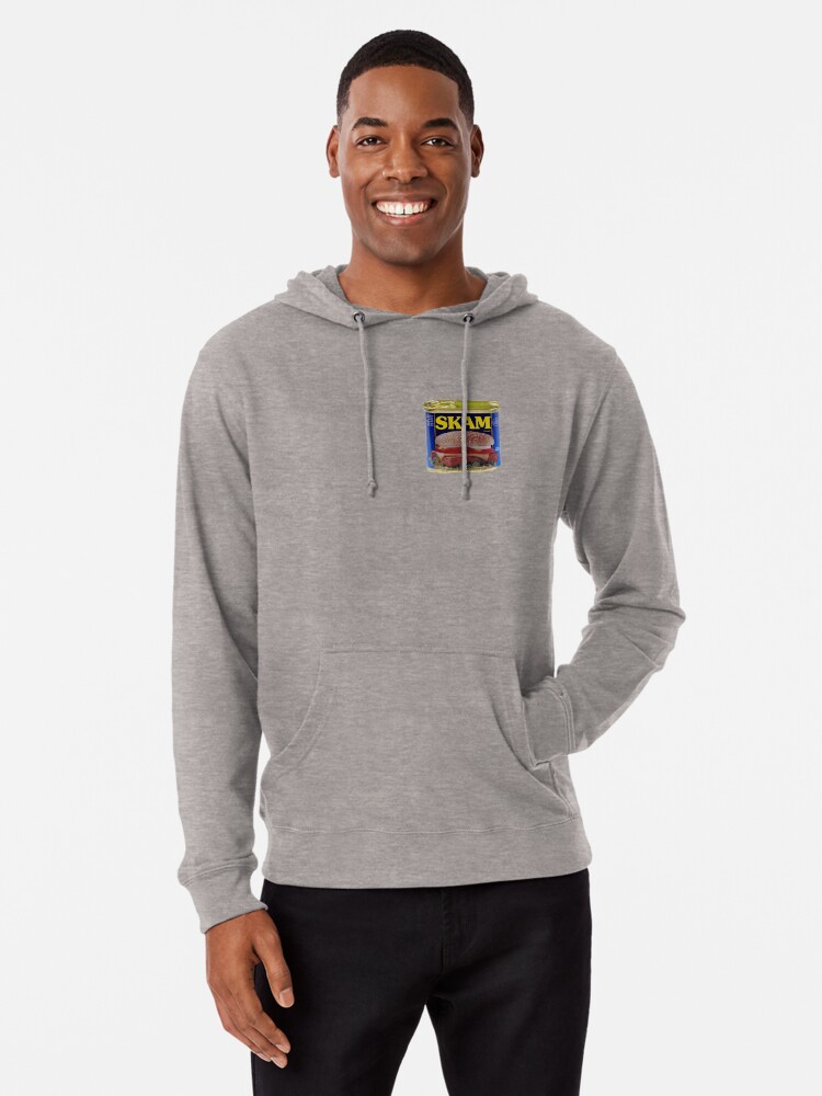 Alternate view of Skam Spam !!! Lightweight Hoodie