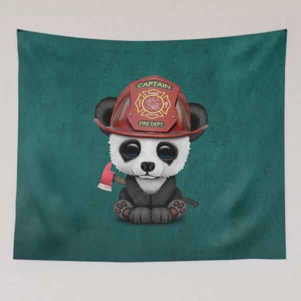 Item preview, Cute Baby Panda Firefighter designed and sold by JeffBartels.
