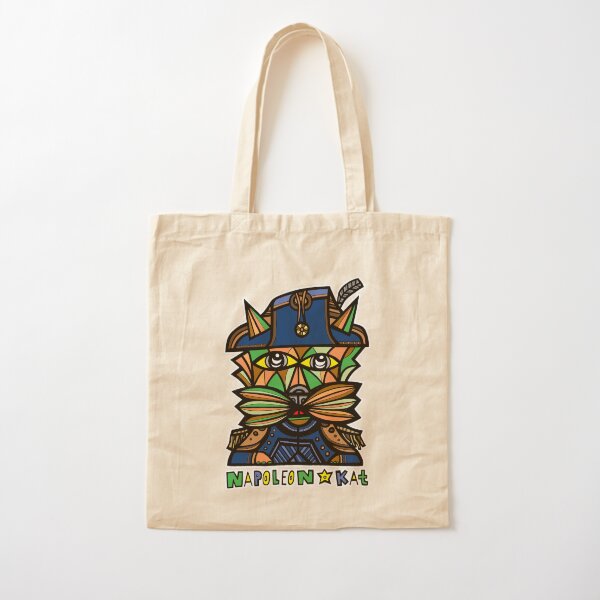 "Napoleon Kat" Cotton Tote Bag