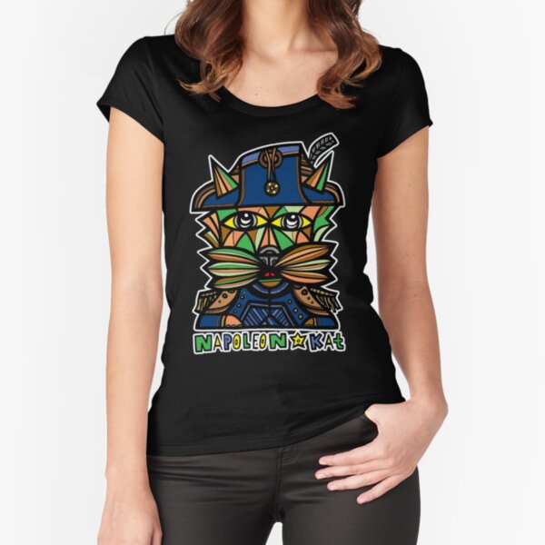 "Napoleon Kat" Fitted Scoop T-Shirt