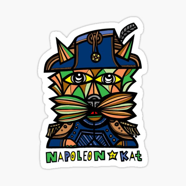 "Napoleon Kat" Sticker