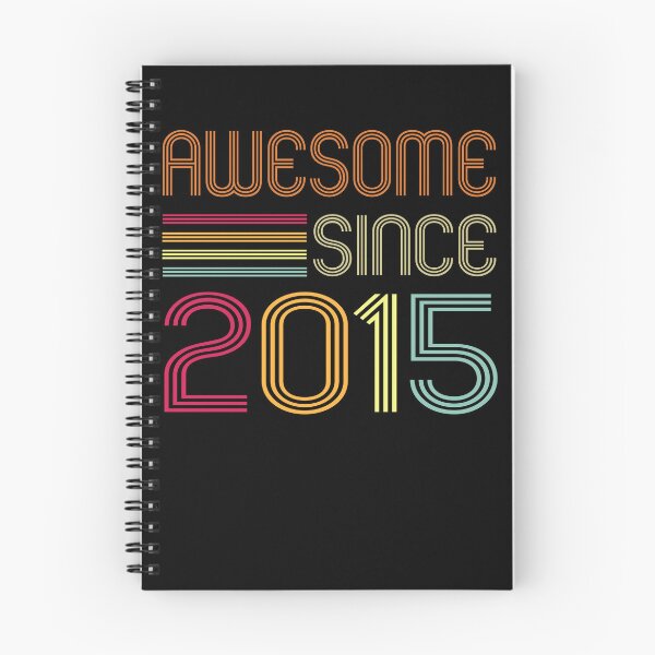 Item preview, Awesome Since 2015 7th Birthday Retro designed and sold by JustBeSplendid.
