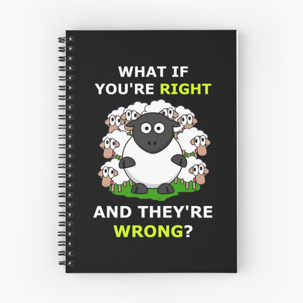 Item preview, what if youre right and theyre wrong sheeple   designed and sold by jessideanna.