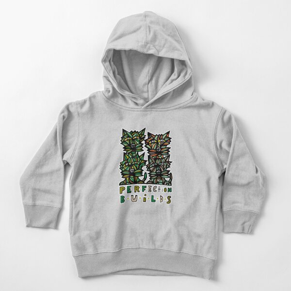 "Perfection Builds" Toddler Pullover Hoodie