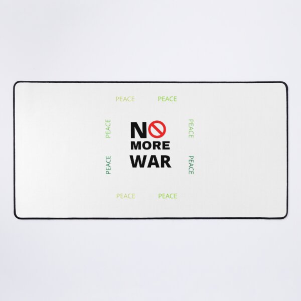 Item preview, No more war essential t-shirt, make peace not war. designed and sold by Lachkarstore.