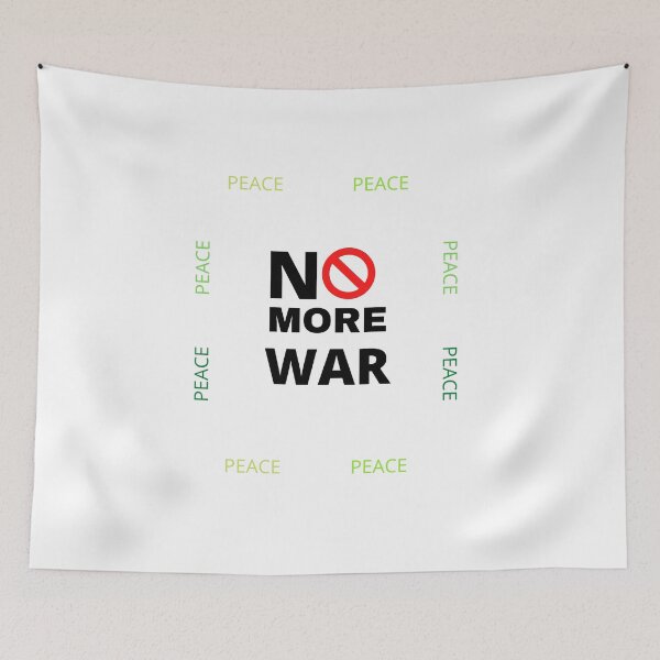 Item preview, No more war essential  t-shirt, make peace not war. designed and sold by Lachkarstore.