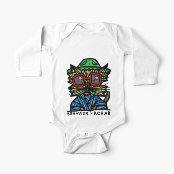 "Behavior Rehab" Long Sleeve Baby One-Piece