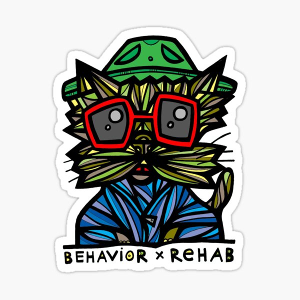 "Behavior Rehab" Sticker