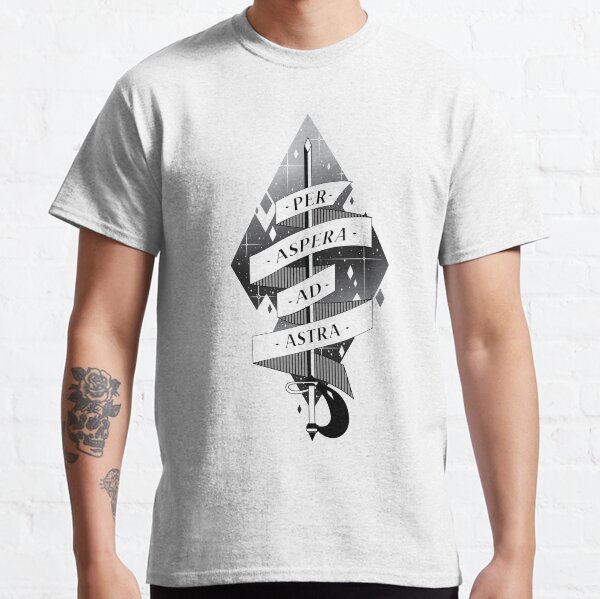 Per Aspera Ad Astra in Black Hole Classic T-Shirt