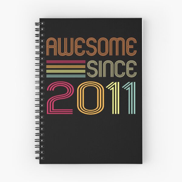 Item preview, Awesome Since 2011 11th Birthday Retro designed and sold by JustBeSplendid.
