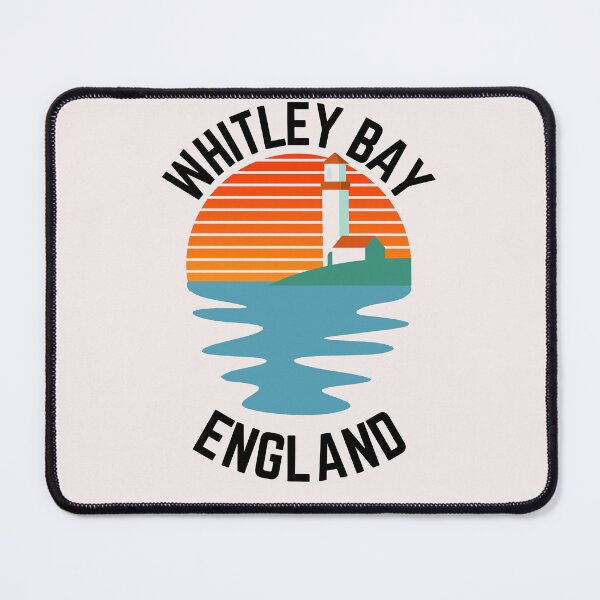 Item preview, Whitley Bay Sunset Sea Lighthouse England designed and sold by MerchByCraig.