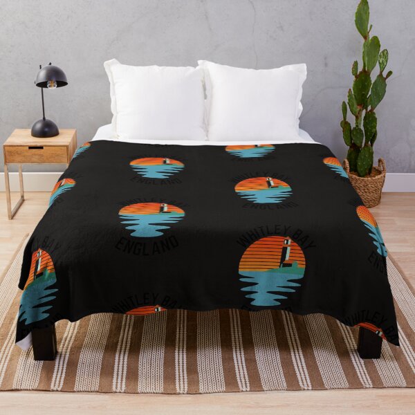 Item preview, Whitley Bay Sunset Sea Lighthouse England designed and sold by MerchByCraig.