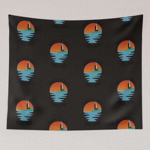 Item preview,  Whitley Bay Sunset Sea Lighthouse England  designed and sold by MerchByCraig.