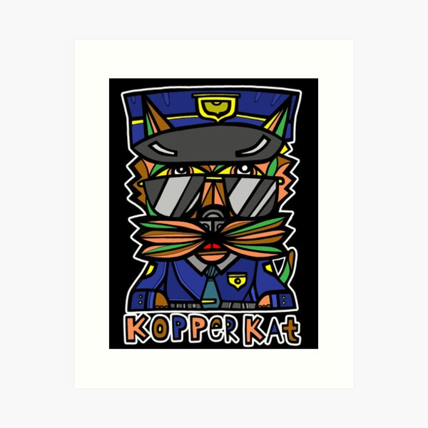 "Kopper Kat" Art Print