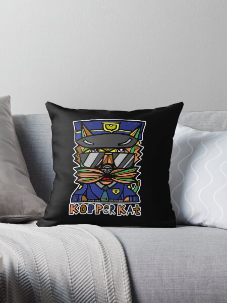 "Kopper Kat" Throw Pillow