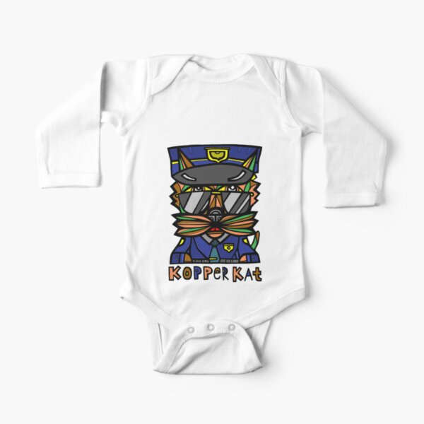 "Kopper Kat" Long Sleeve Baby One-Piece