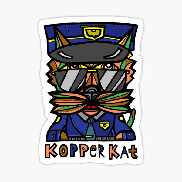 "Kopper Kat" Sticker