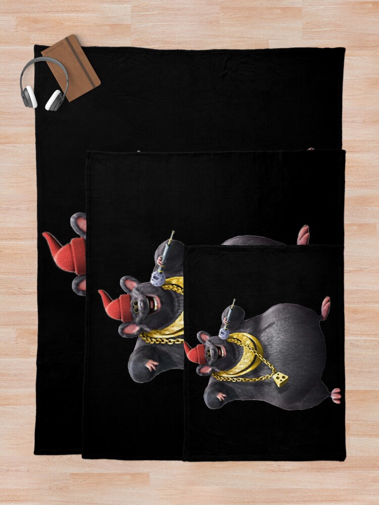 Biggie Cheese Fleece Blanket