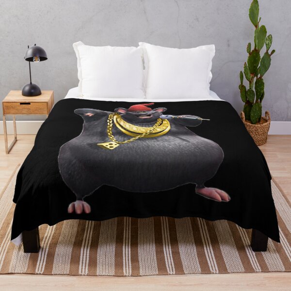 Biggie Cheese Fleece Blanket