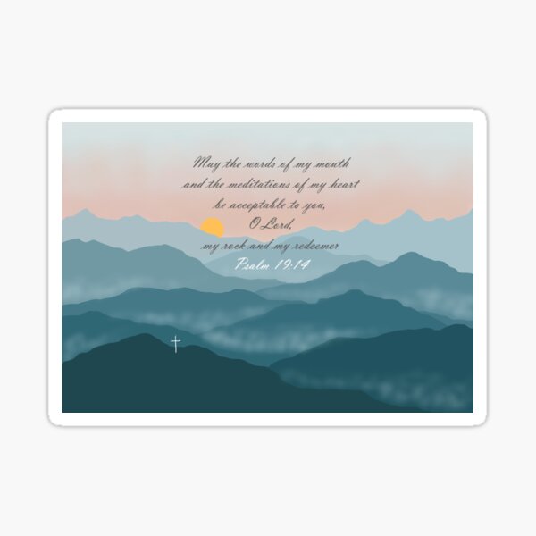 Bible Verse Psalm 19 14