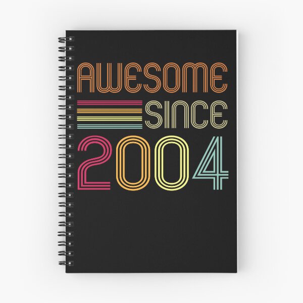 Item preview, Awesome Since 2004 18th Birthday Retro designed and sold by JustBeSplendid.
