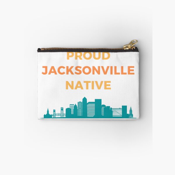 Item preview, Proud Jacksonville Florida Native City orange gold yellow teal black designed and sold by Lu &  Partners.