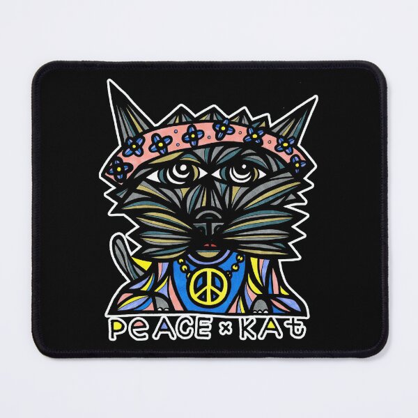 "Peace Kat" Mouse Pad