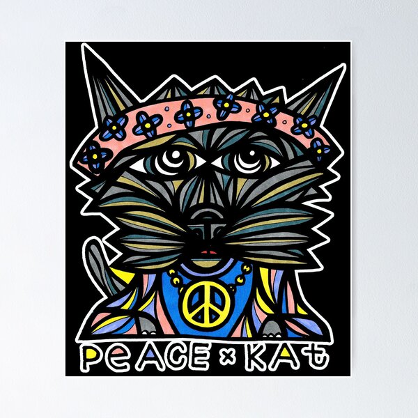 "Peace Kat" Poster