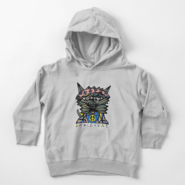 "Peace Kat" Toddler Pullover Hoodie