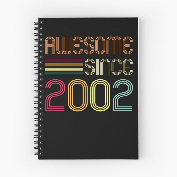 Item preview, Awesome Since 2002 20th Birthday Retro designed and sold by JustBeSplendid.