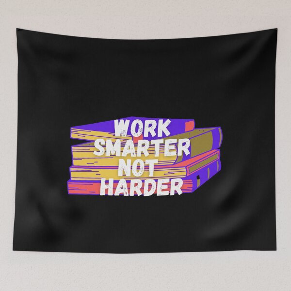 Item preview, work smarter not harder designed and sold by RollingthatD20.