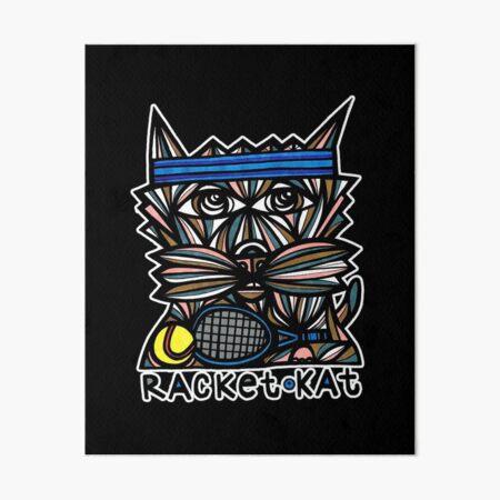 "Racket Kat" Art Board Print