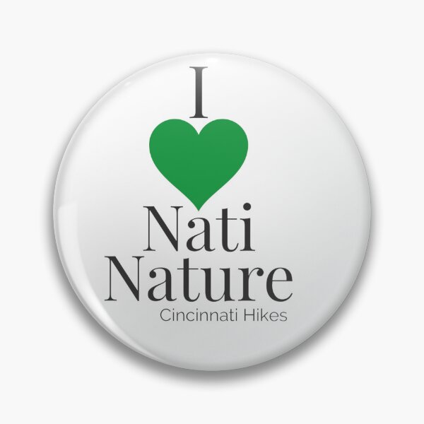 Vista previa del artículo con la obra «Caminatas por Cincinnati I Heart Nati Nature», diseñado y vendido por CincinnatiHikes.